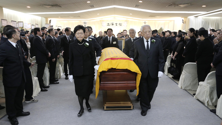 骨灰存放寶蓮寺 大佛下設立蓮位 饒公登極樂安座寶蓮