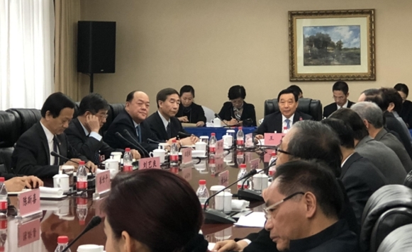 王晨探訪港澳團提三希望 馬逢國出任香港代表團團長