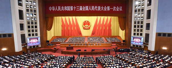 十三届全国人大一次会议开幕 李克强作政府工作报告