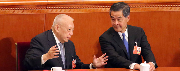 董建華梁振英連任政协副主席 18港委當選政協常委