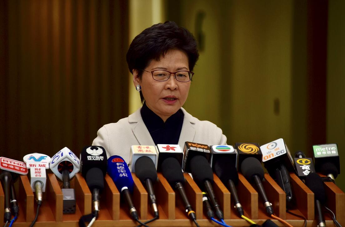 林鄭：孟晚舟用舊護照簽證入境屬正常 擔心有人政治炒作