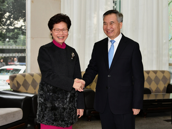 特首新年伊始率團北上廣州 粵港高層共商灣區大計