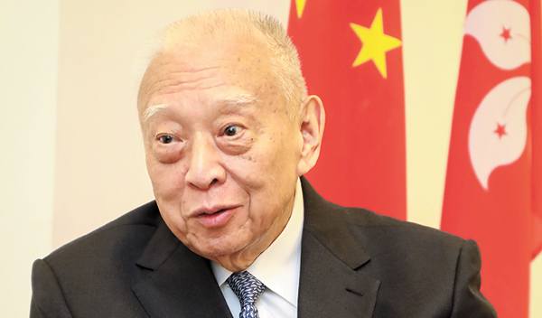 回顧不平凡40年 冀繼續獻力國家 董建華：一國兩制壯香港優勢