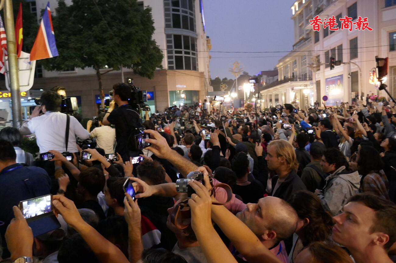 【河內直擊】現場群眾反應热烈