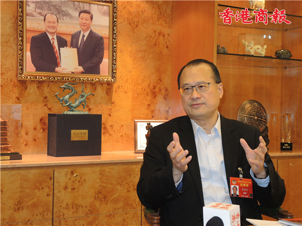 【两会专访】蔡冠深：创新体制机制 推进大湾区绿色发展