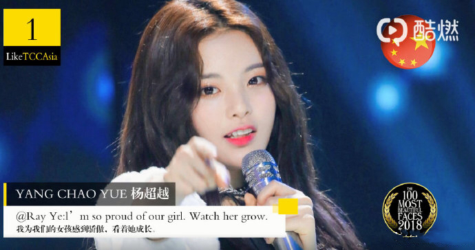 美网评选中国区最美、最帅100张面孔 杨超越吴京登顶