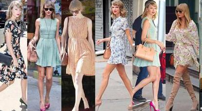 有五百条碎花裙的霉霉是如何穿搭他们的？