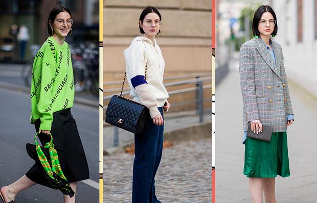 照着这位时尚博主穿 瞬间把自己练成时髦精