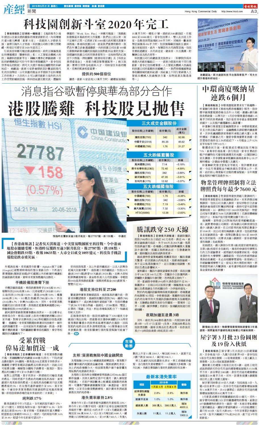 05月21日香港商报A3