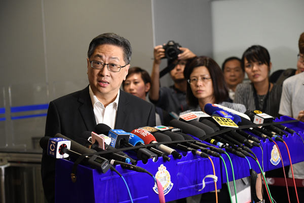 盧偉聰澄清僅小撮人涉暴動 認同多數為和平示威者 毋擔心檢控