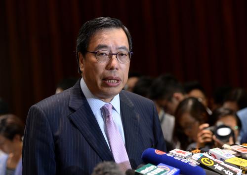 梁君彥強烈譴責衝擊立法會暴力行為，稱已要求警方協助