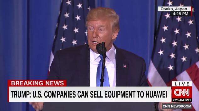 特朗普表态后，华为安卓使用权将恢复？官方：等待美商务部指示