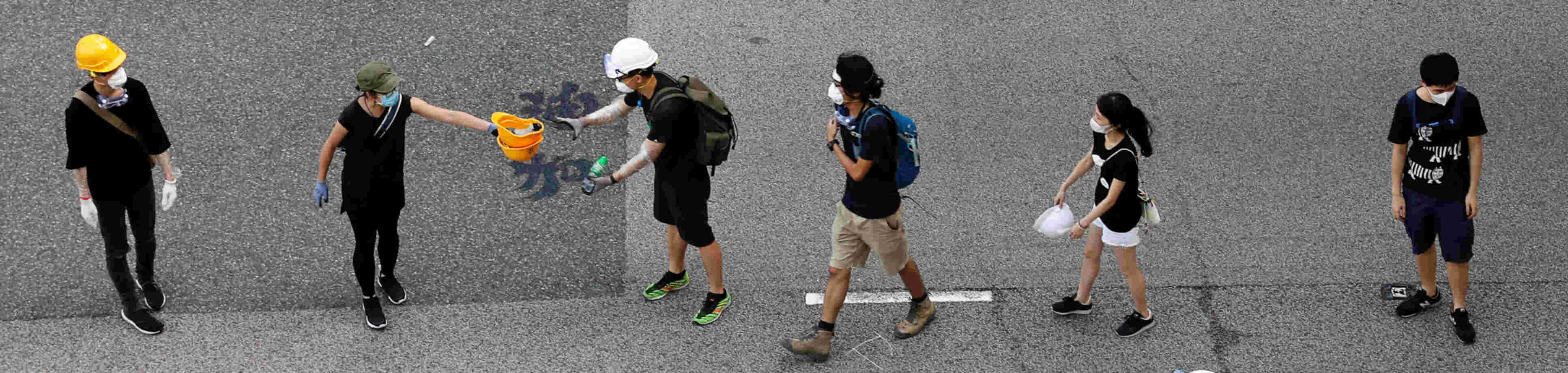 外媒：香港示威者採取了有組織的指揮協調戰略 並可能升級