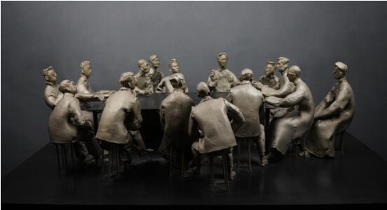 以雕塑刀為筆 洪濤個展亮相關館