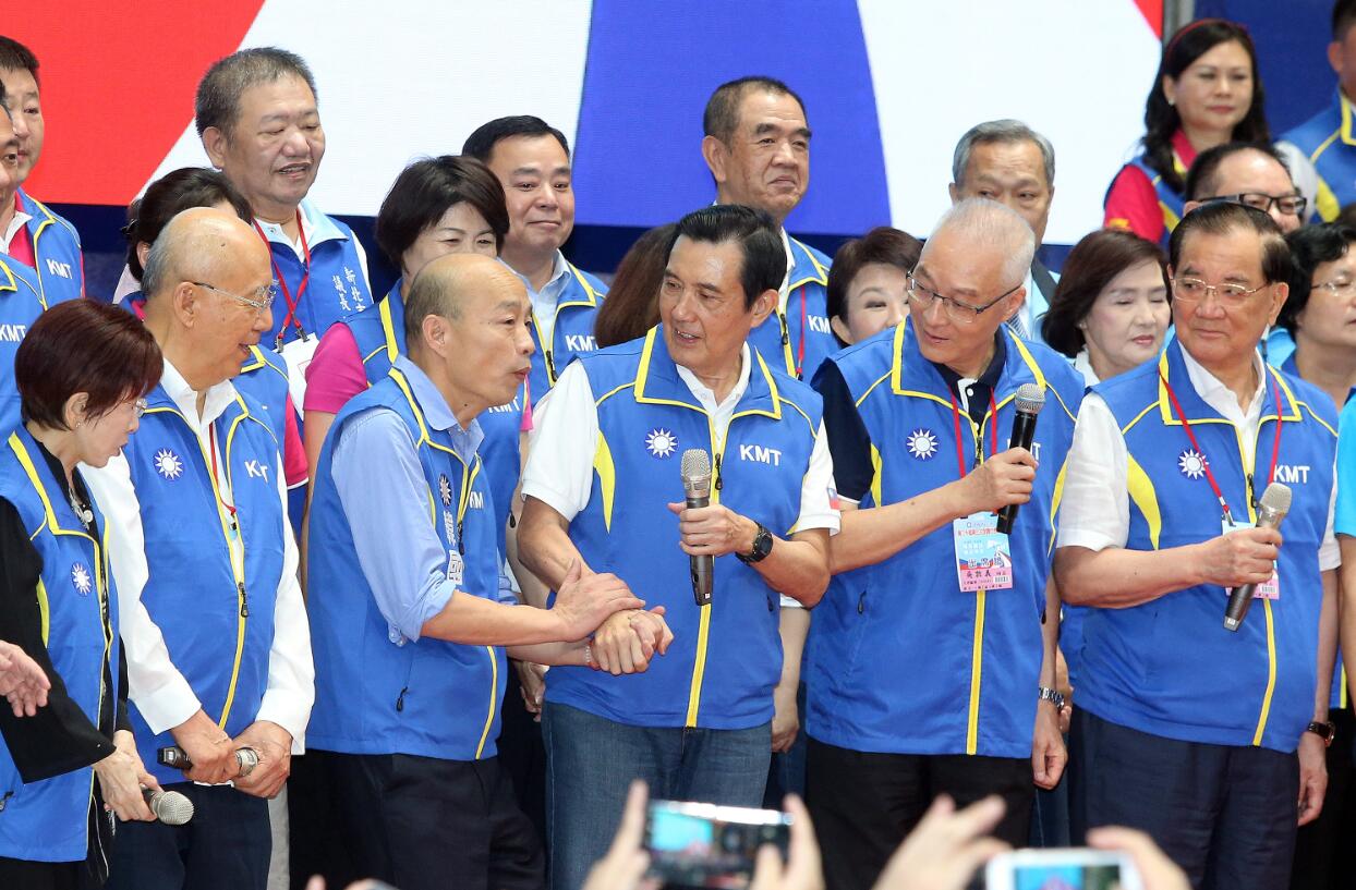 藍营正式提名韓國瑜逐大位 目標：團結贏下2020全面執政
