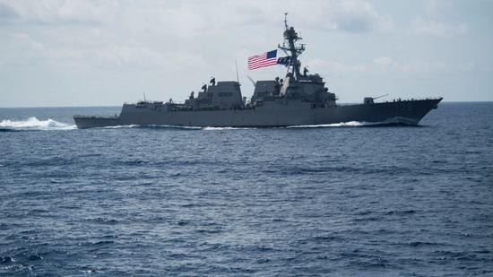 美艦動作頻頻 再闖南沙島礁