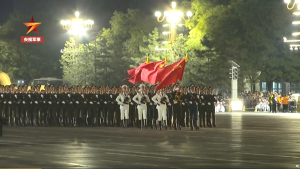 国庆70周年庆祝活动首次彩排