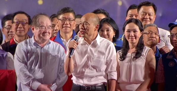 韩国瑜：坚决反对“台独” 绝不同意民进党斩断中华文化