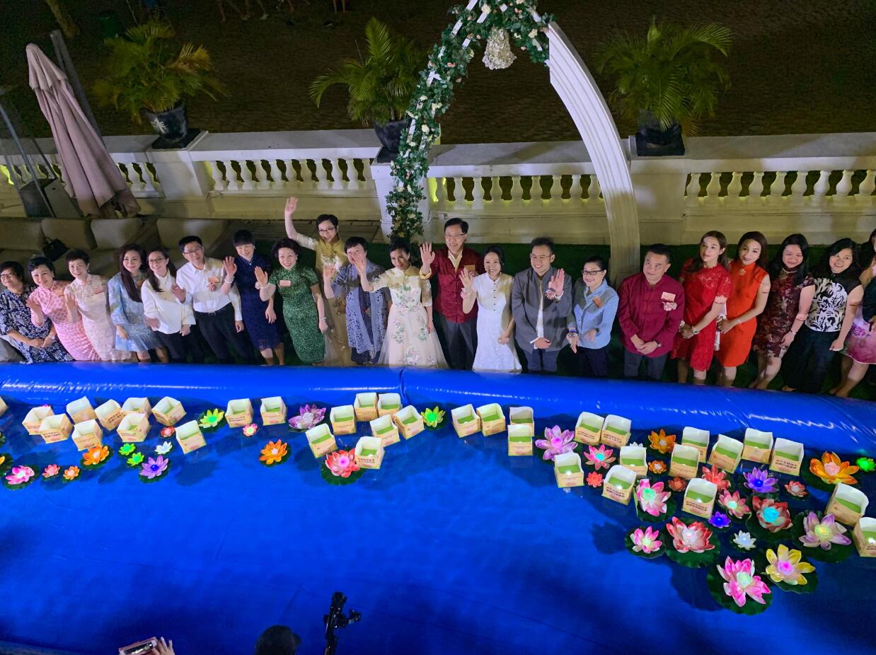 港島婦聯水燈祈願慶祖國華誕