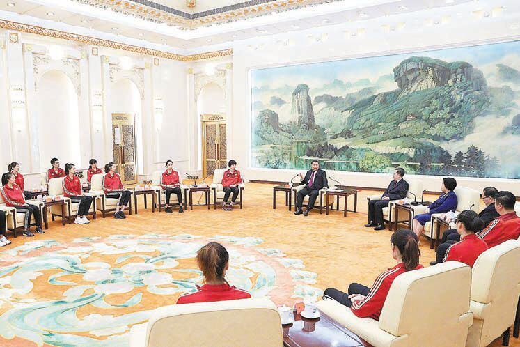 習近平特邀中國女排參會 弘揚新時代女排精神
