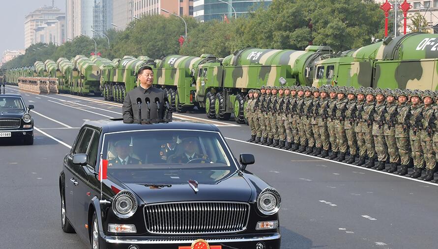 领航，号角催征新时代——习近平主席检阅共和国武装力量侧记