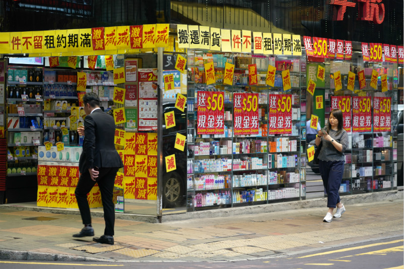 核心區舖租按季錄雙位數跌幅 銅鑼灣挫17.5%最傷