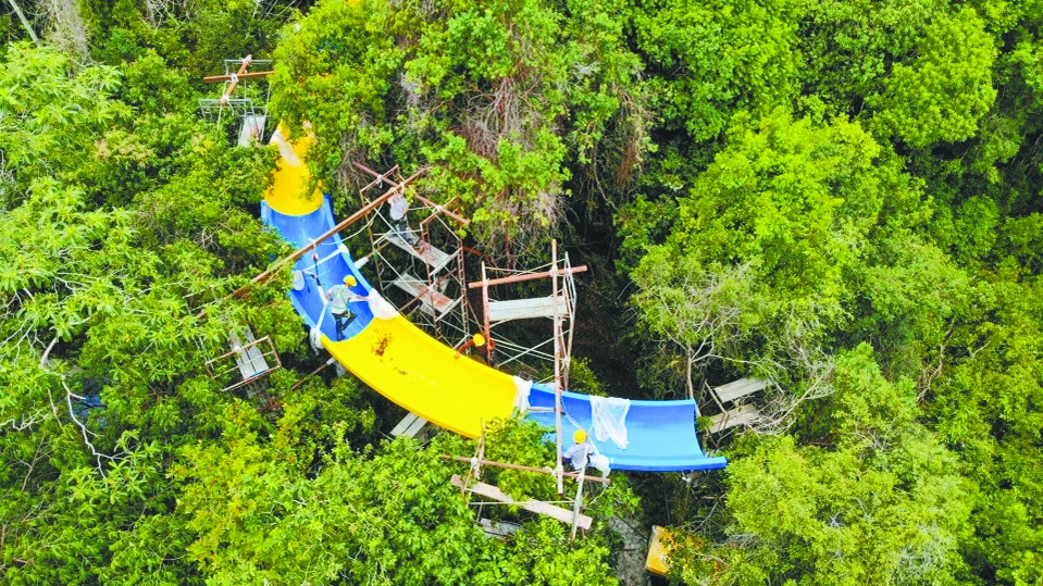 世界最长滑水道年底在槟城开放
