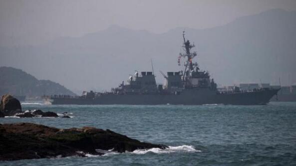 東部戰區称掌控美艦穿航台灣海峽