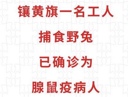 内蒙古腺鼠疫确诊患者为当地矿企员工 曾剥食野兔