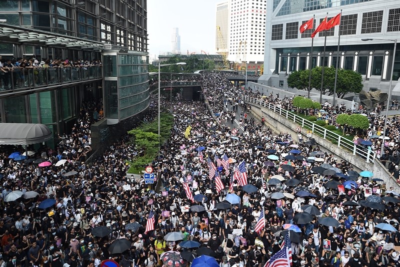美國干預香港毫無道理