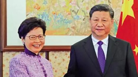 林鄭上京述職明獲習近平李克強會見