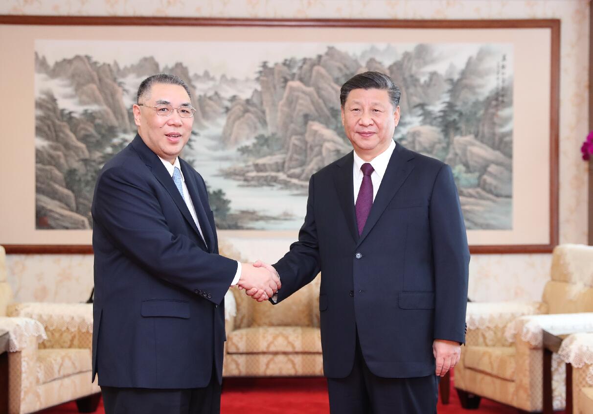 習近平會見崔世安：中央對你的工作充分肯定