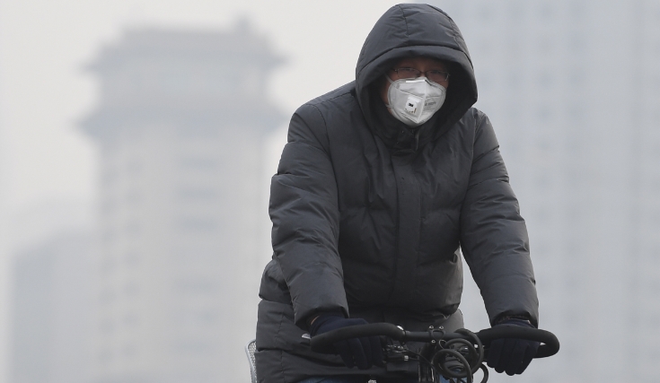 半個中國PM2.5值大幅超標 68城重度污染
