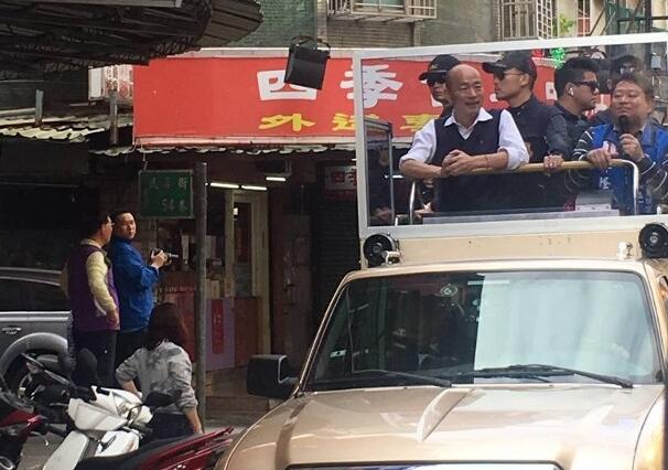 韩国瑜桃园造势：如当选严查蔡当局贪污