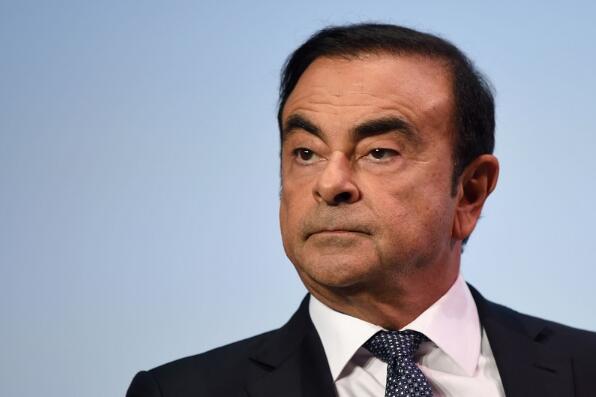 日產汽車前董事長明在貝魯特見記者