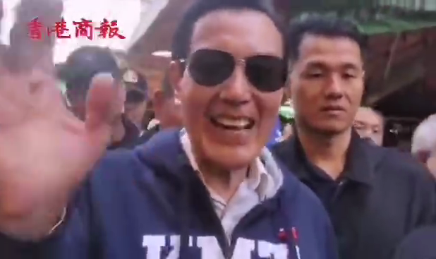 商報記者臺灣偶遇馬英九