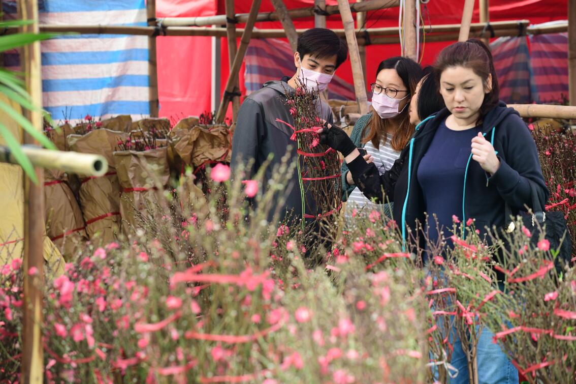 檔主減入貨怕生突發事故 維園年宵開鑼 價平人流未旺