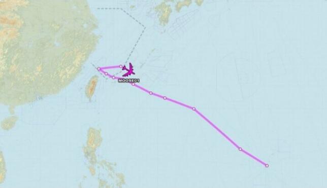 美军机被曝进入台北飞航情报区 台网民斥：唯恐天下不乱