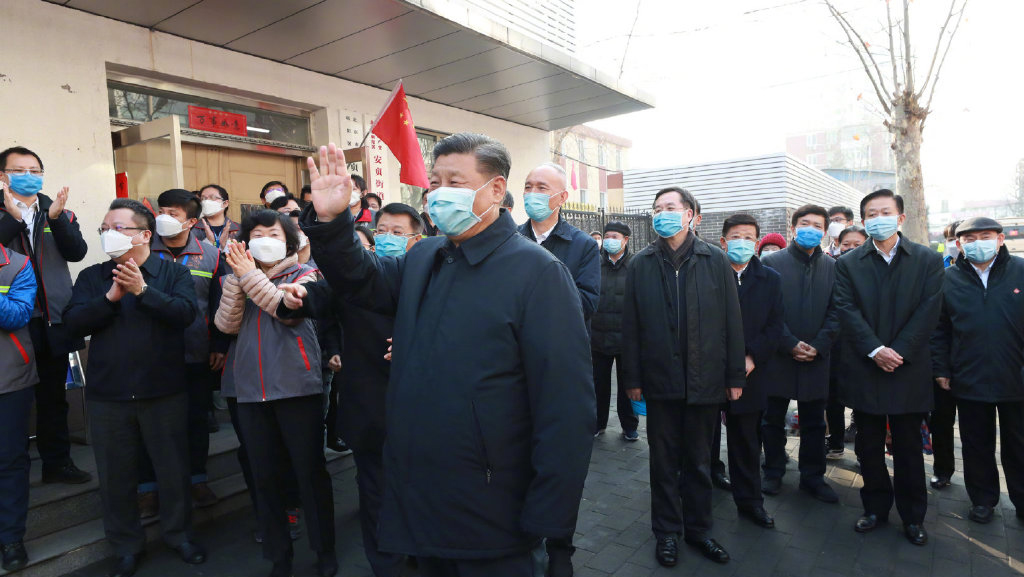 习近平指疫情仍然严峻 坚决打赢疫情防控的人民战争总体战阻击战