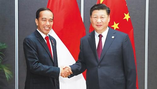 习近平同印尼总统佐科通电话