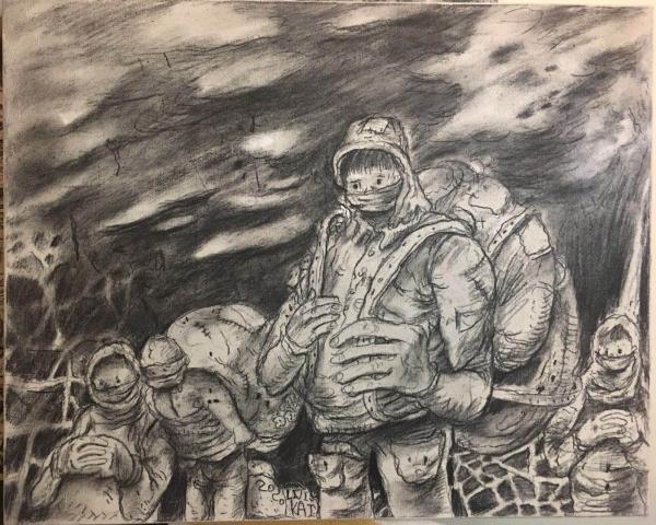在绘画中等待：湖北湖南等地艺术青年的《封城日记》
