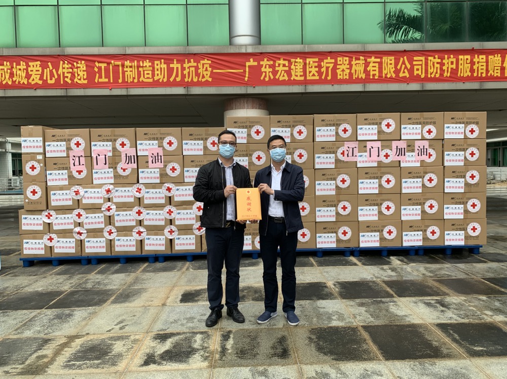 江門：5天“零突破”為戰“疫”勇士造鎧甲
