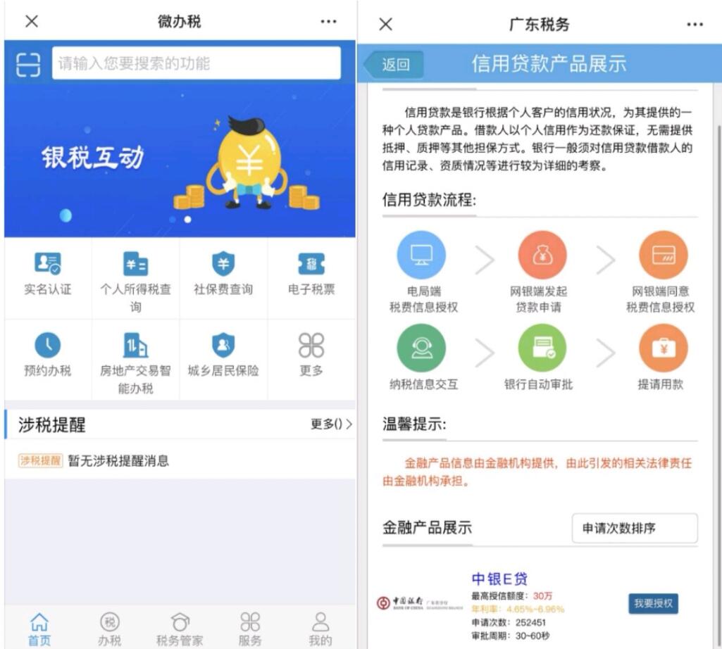 廣東「銀稅互動」出新招 憑個人社保繳款信用可貸款