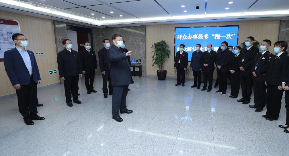 习近平在浙江省安吉县考察