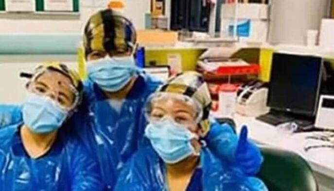 3名被迫头套垃圾袋工作的英国护士确诊了