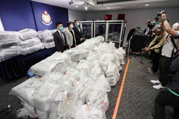 歷來最大宗 由加國運港 警方破獲億元大麻花案拘3人