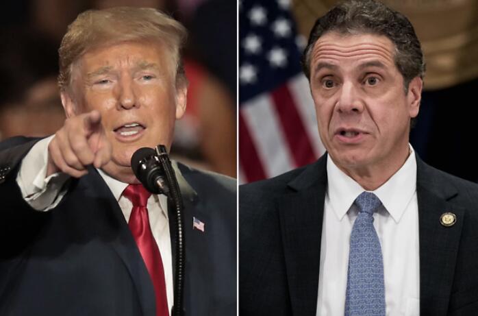 特朗普炮轰纽约州长：你这是在搞独立，不准！