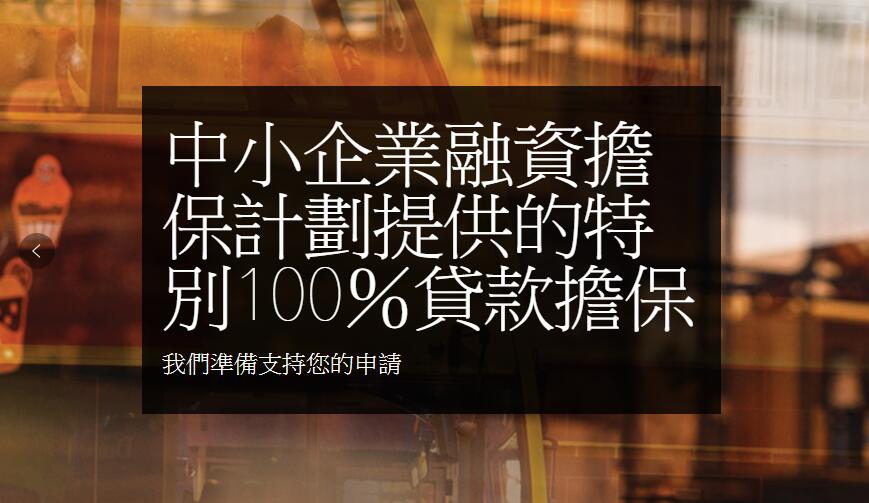 百分百擔保貸款20日起接受申請