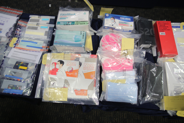 警方5日破145宗口罩騙案 拘31人