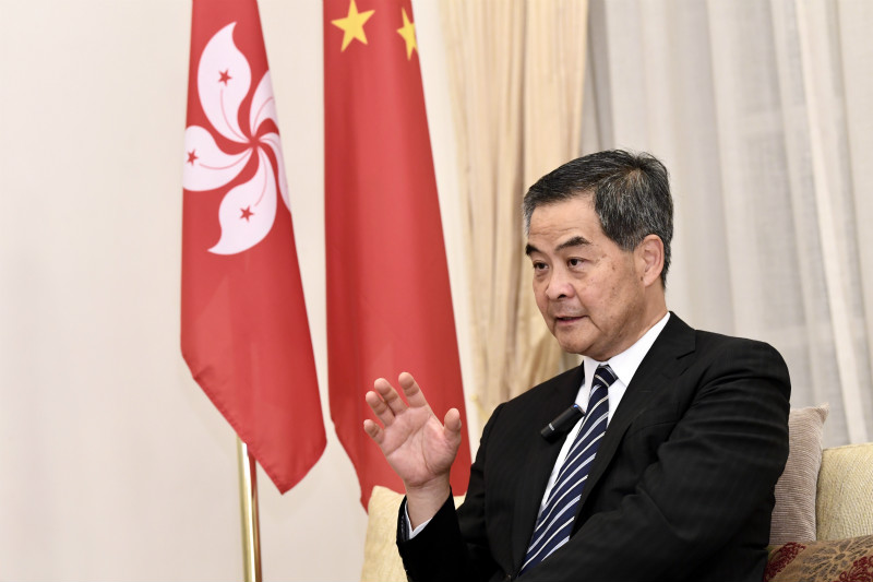 梁振英：「香港再出發」大聯盟重點幫青年 不擔心受到政治攻擊